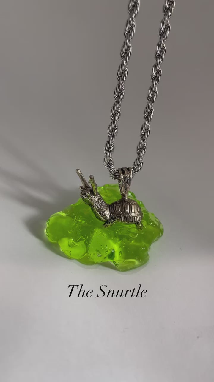 Slug Turtle Necklace "The Slurtle"