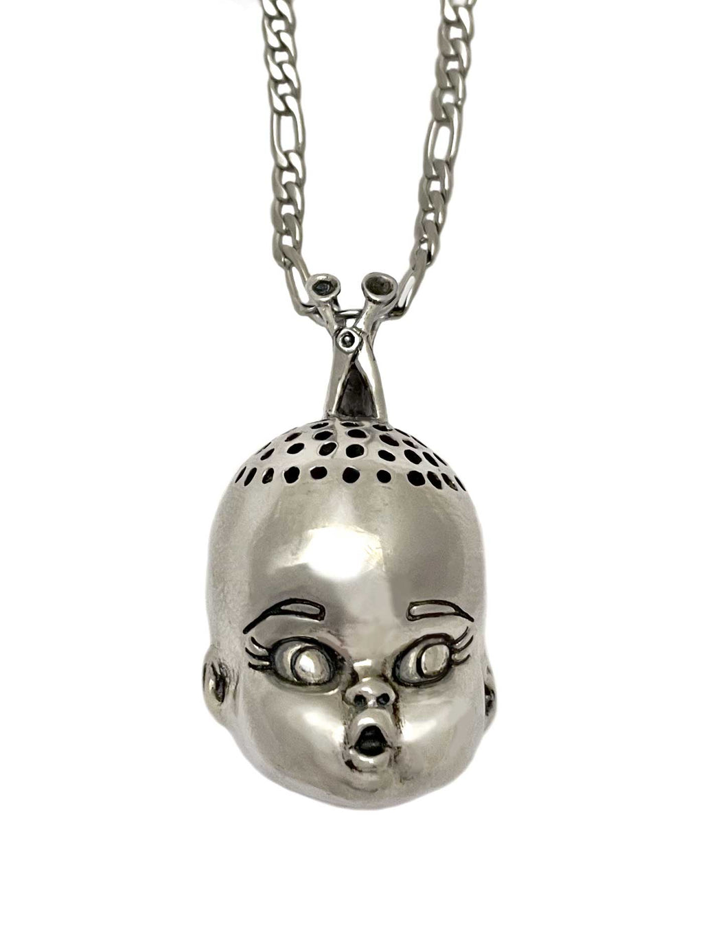 Baldie Doll Head Necklace Anomaly