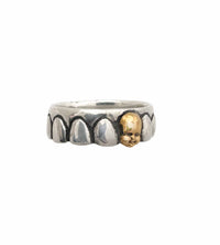 Gold Baby Head Tooth Ring