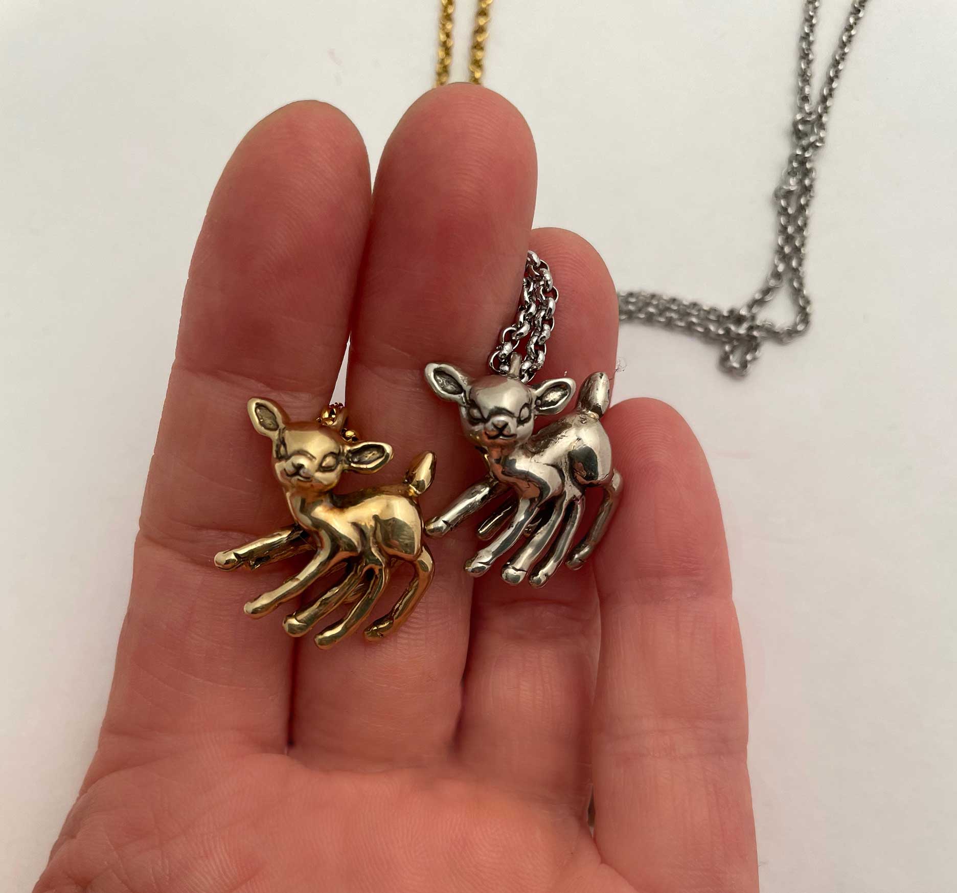 8 Legged Deer Necklace Ready to Ship