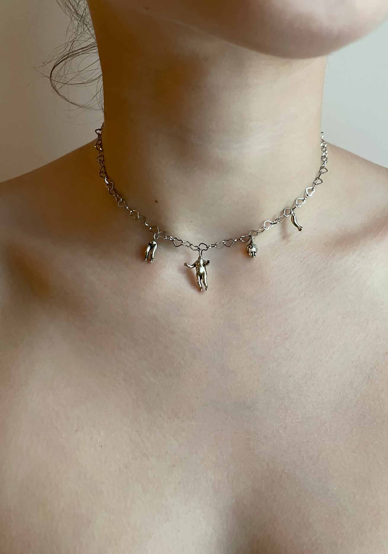 Parts Of Four Charm Chain Choker Necklace - Farfetch
