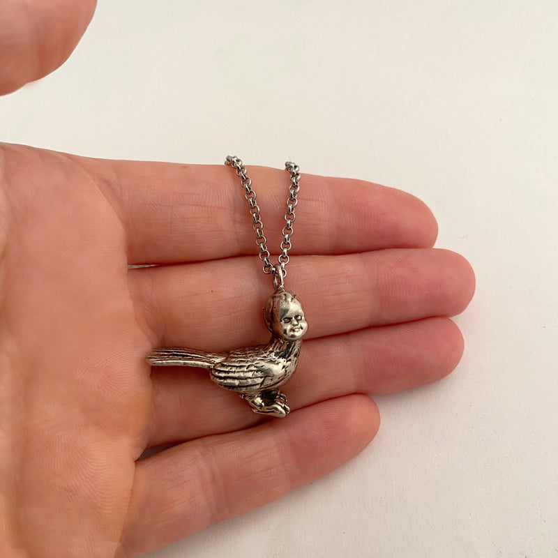 Bird Baby Necklace- Ready to Ship