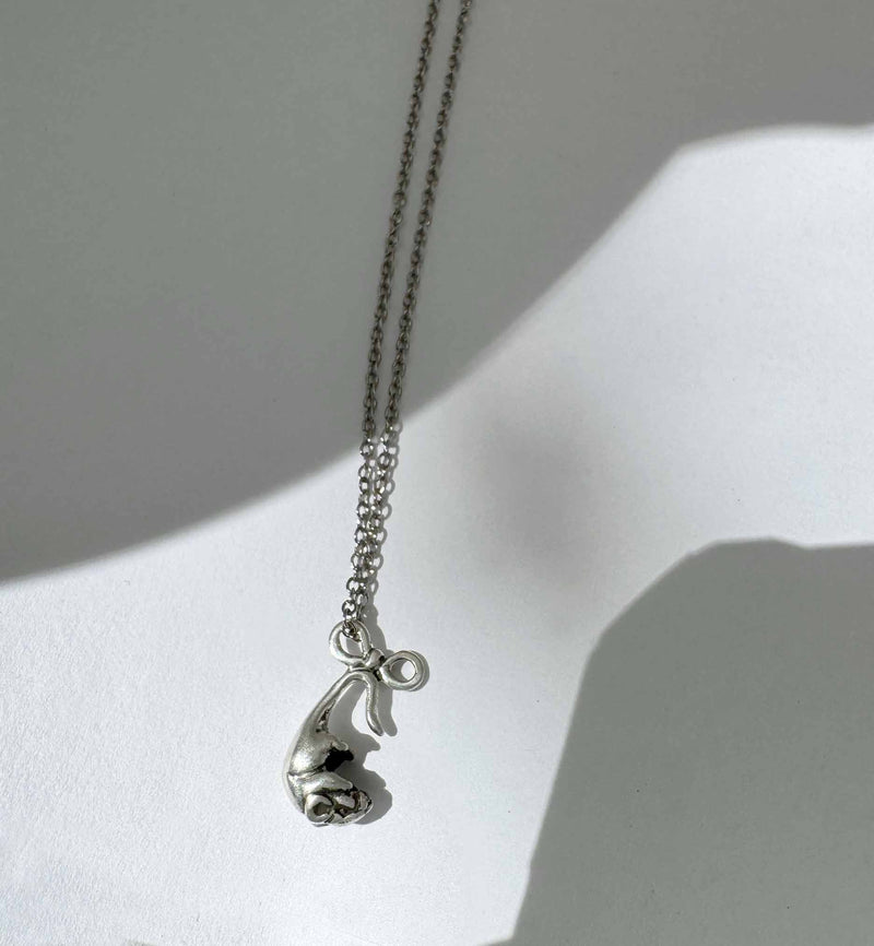 Tail Tied Rat Necklace