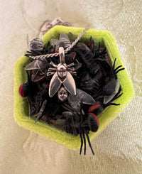 Fly with Baby Head Abdomen Necklace