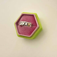 Gold Baby Head Tooth Ring