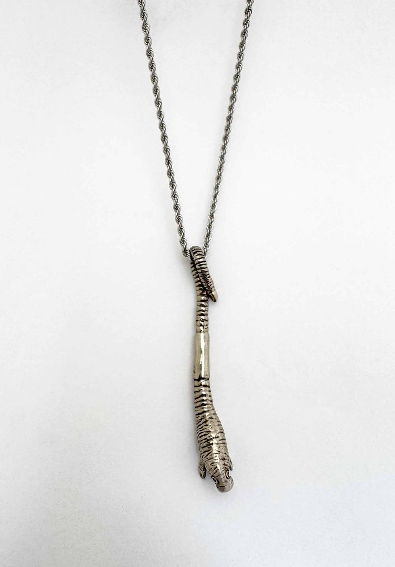 manatee worm hybrid animal necklace silver gold anomaly jewelry