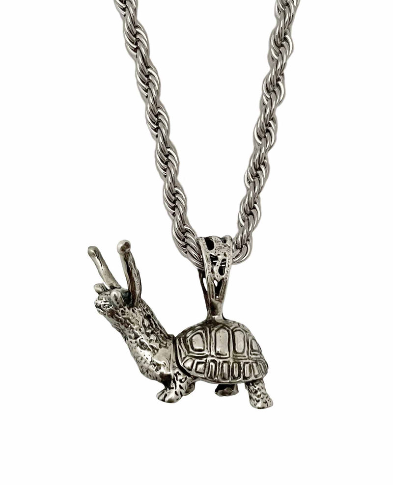 Slug Turtle Necklace "The Slurtle"