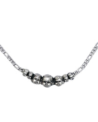 creepy cute 7 baby doll head silver handmade necklace