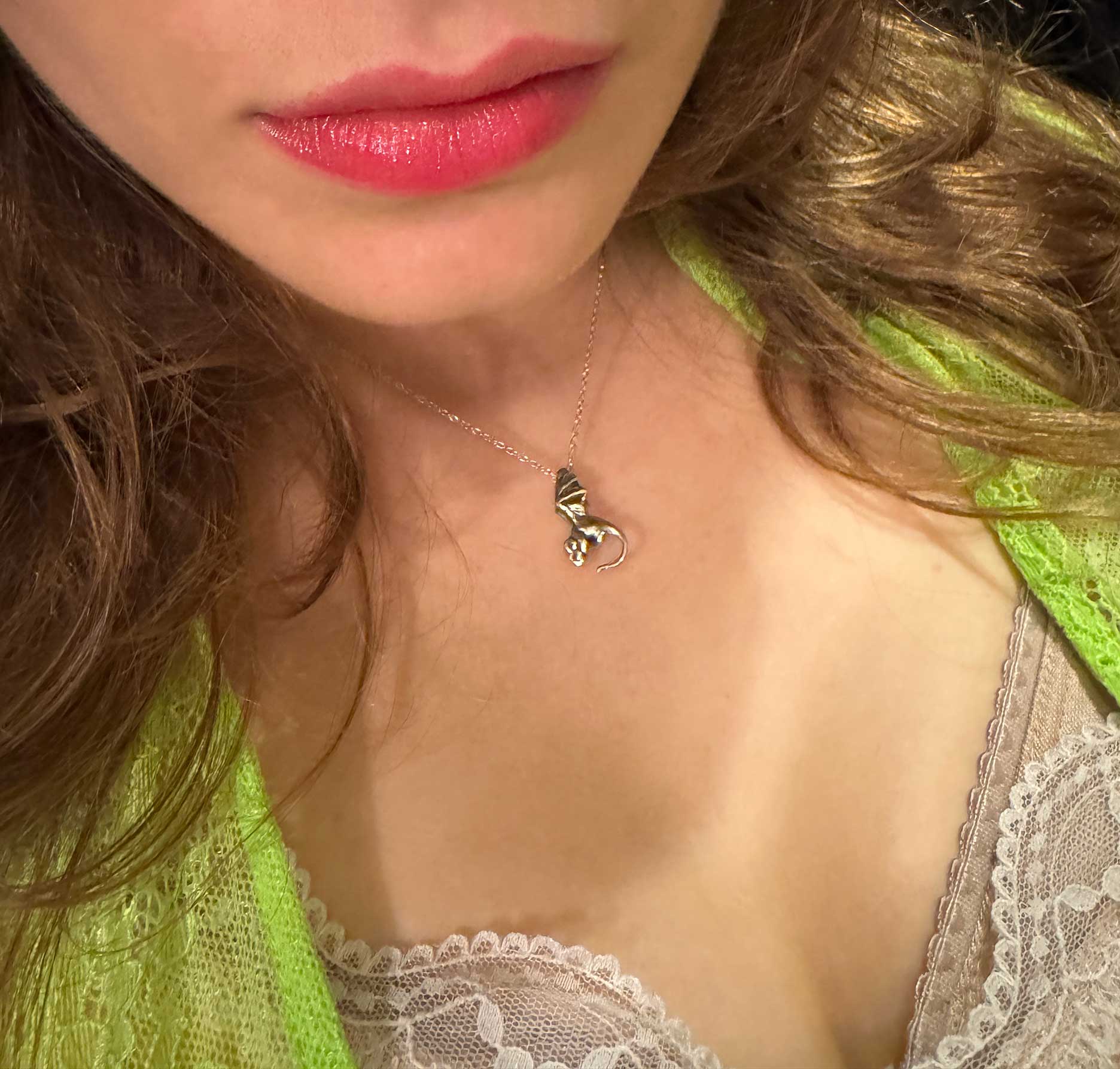 Rat Bat Necklace