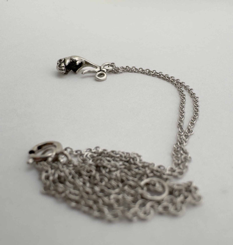 Tail Tied Rat Necklace