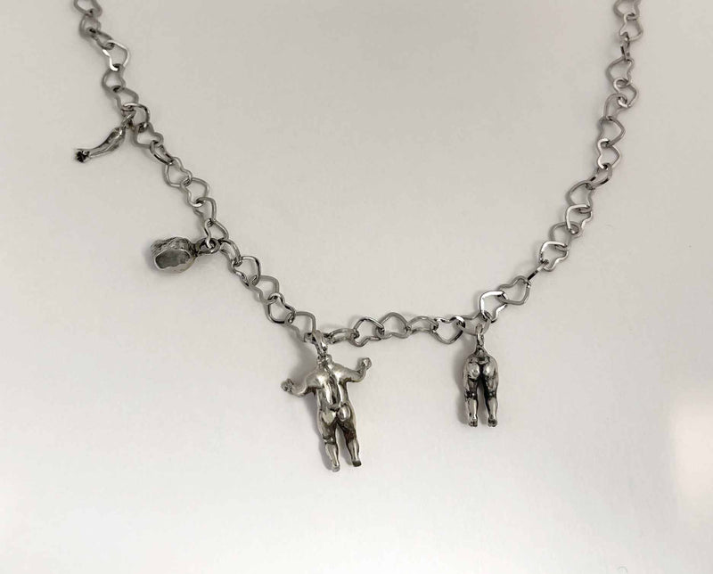 Baby Doll Parts Charm Necklace