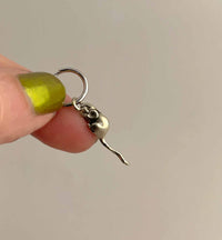 Rat Hoop Earrings Ready to Ship