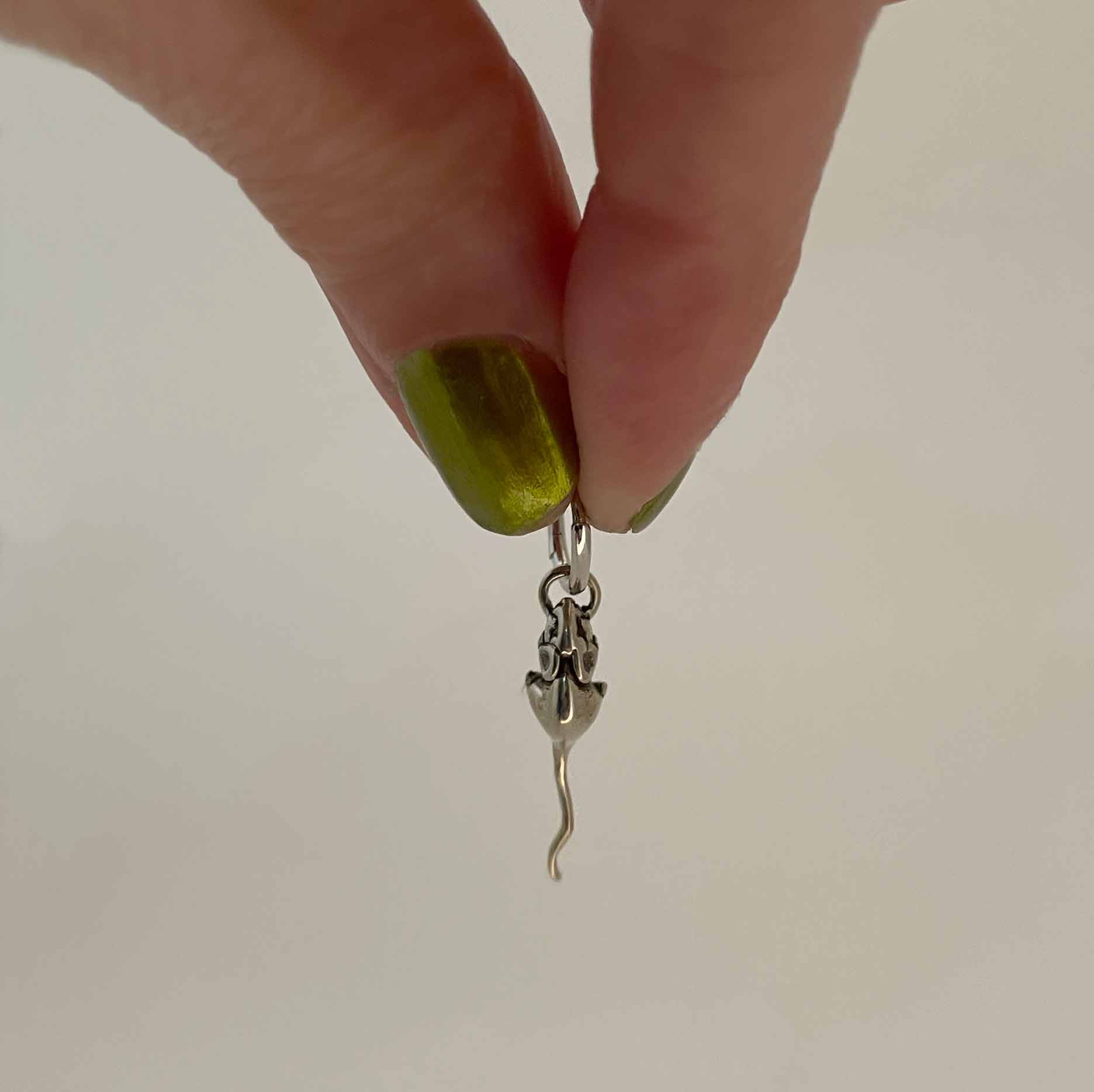 Rat Hoop Earrings Ready to Ship