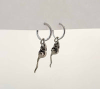 Rat Hoop Earrings Ready to Ship