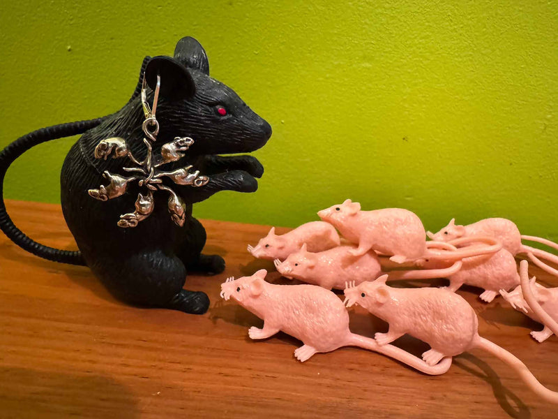 Rat King Earrings