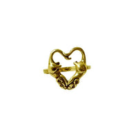 Rats in Love Heart Ring