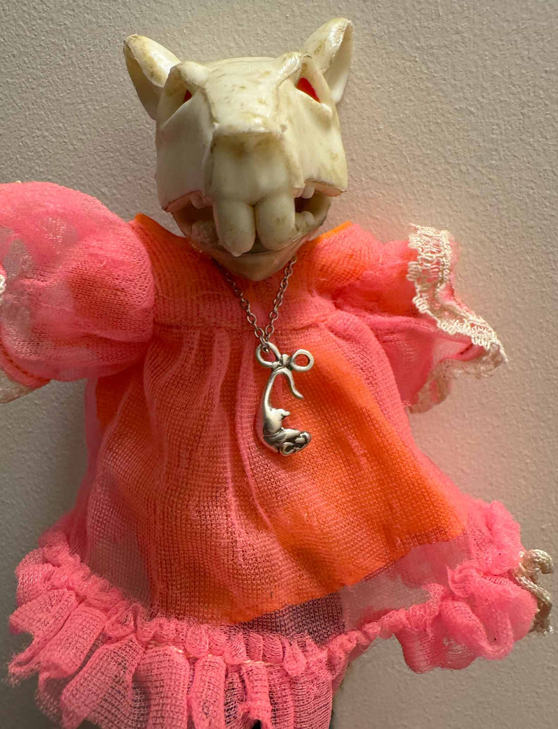 Tail Tied Rat Necklace