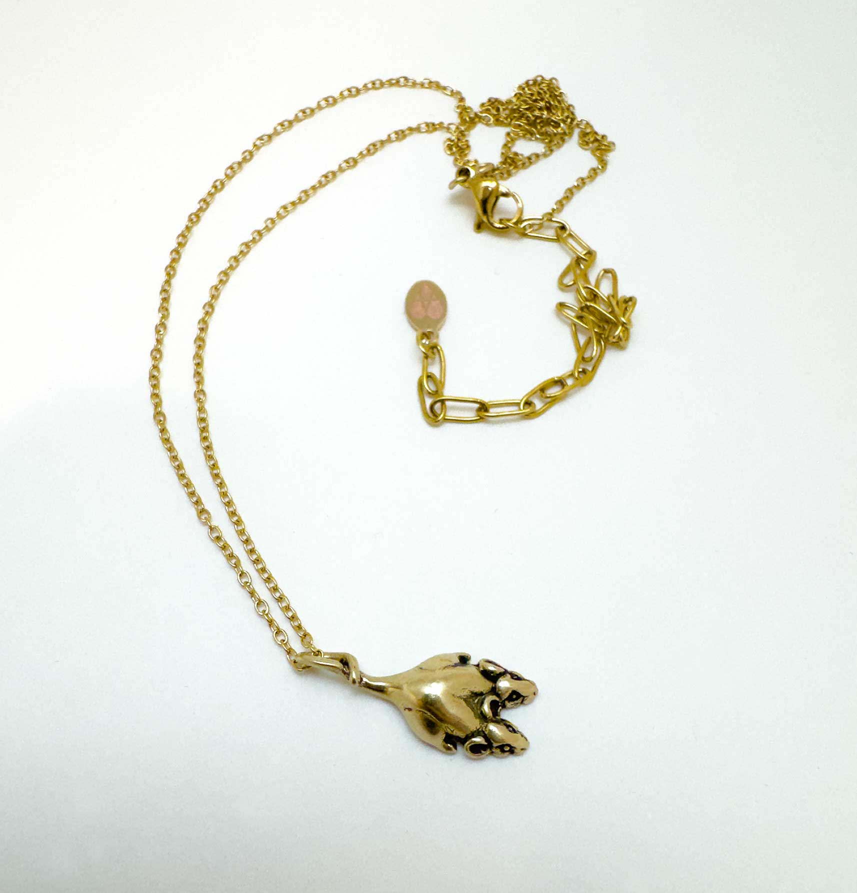 Two Headed Rat Necklace