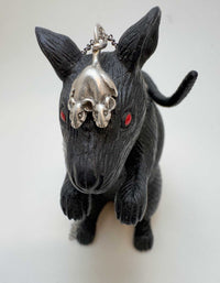 Two Headed Rat Necklace