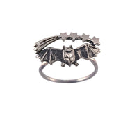 Bat & Shooting Stars Ring - Anomaly Jewelry