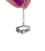 Bat and Shooting Stars Necklace - Anomaly Jewelry