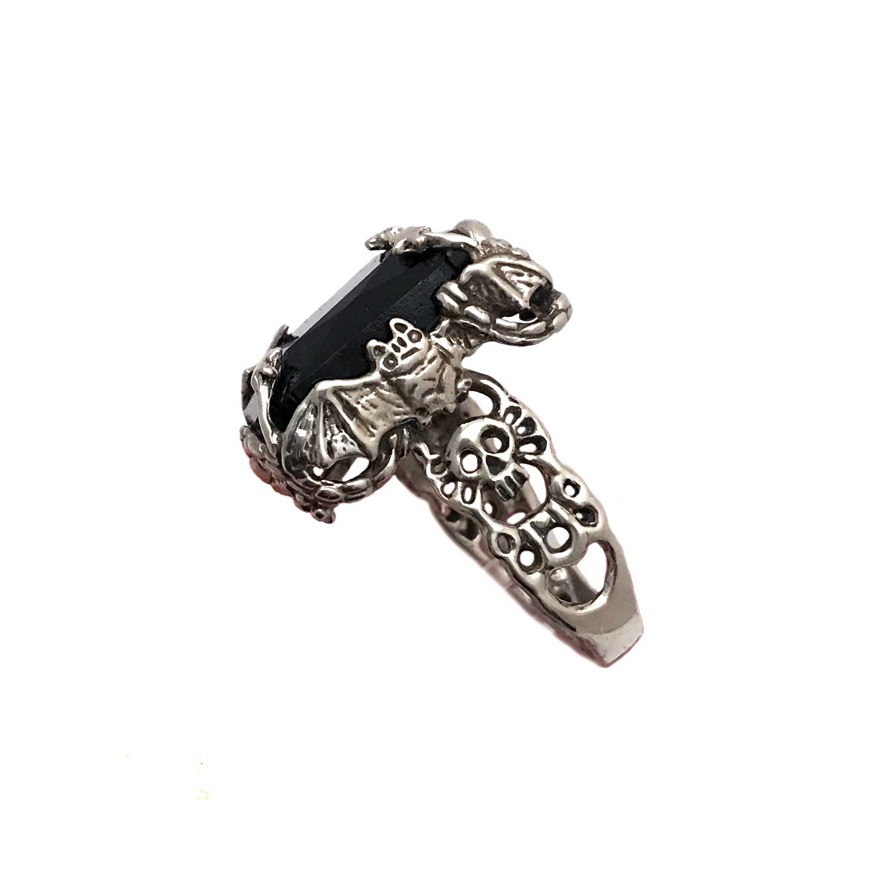 Bowie Ring in Black- Ready to Ship - Anomaly Jewelry