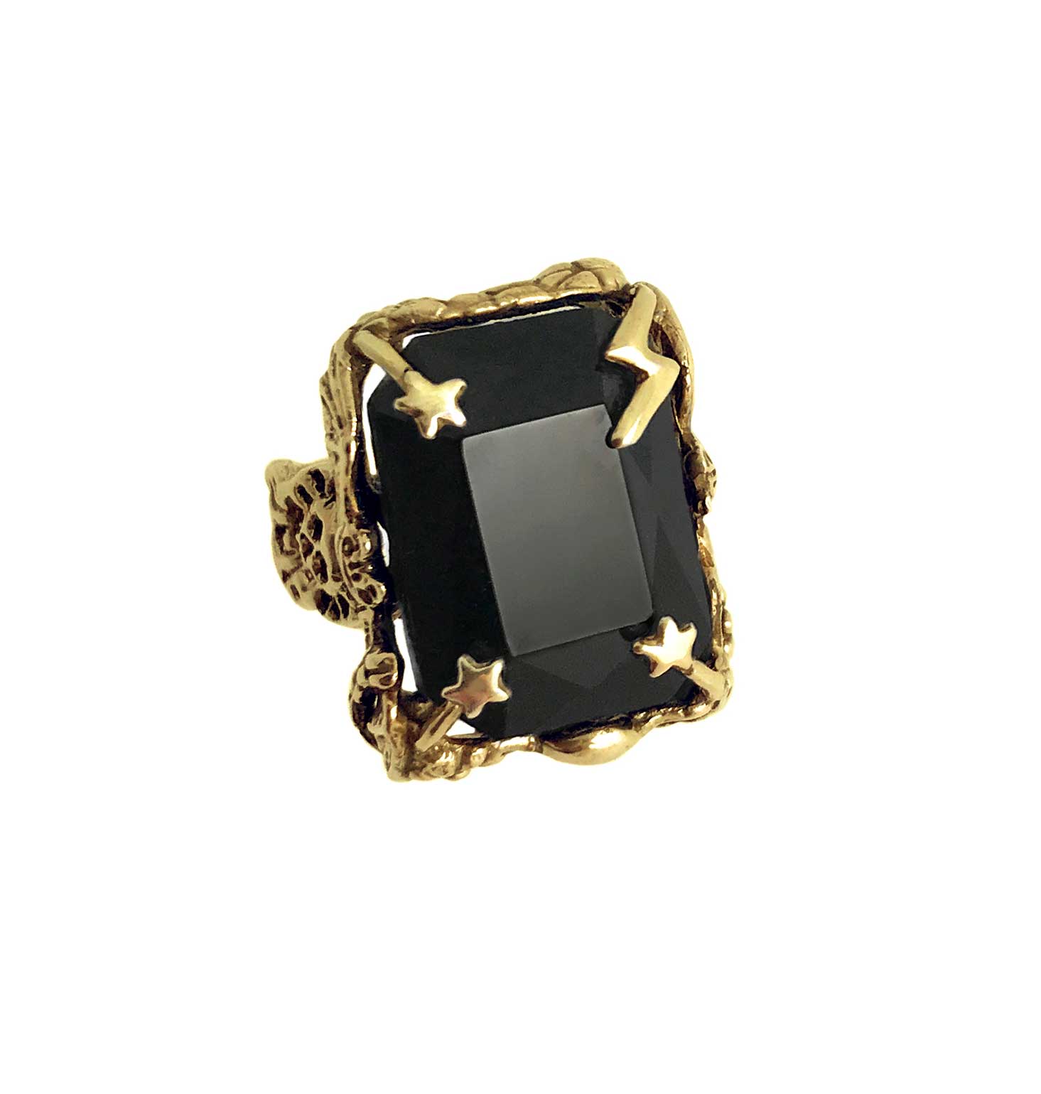 Bowie Ring in Black - Anomaly Jewelry