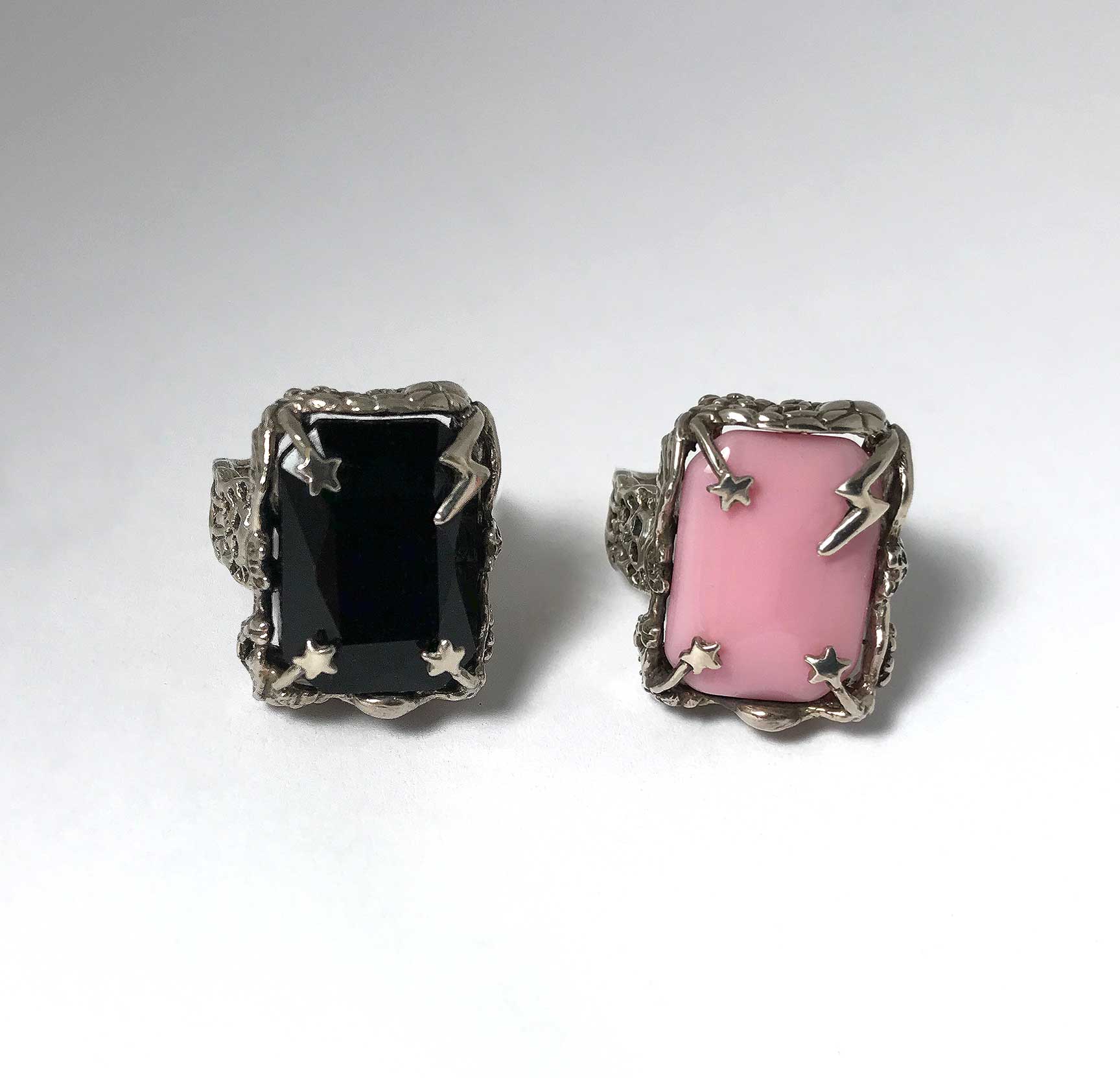 Bowie Ring in Black - Anomaly Jewelry
