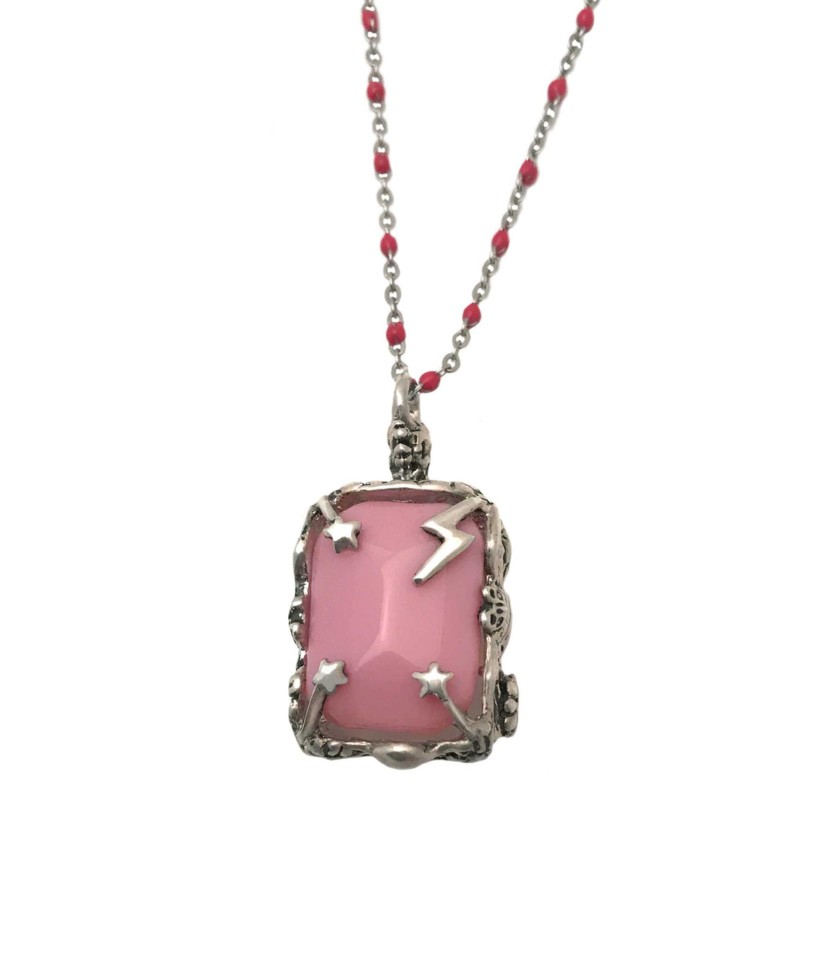 Pink Bowie Necklace - Anomaly Jewelry