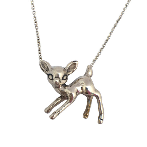 Small Standing Deer Necklace - Anomaly Jewelry