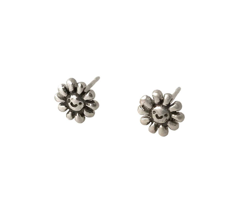 Happy Flower Stud Earrings - Anomaly Jewelry