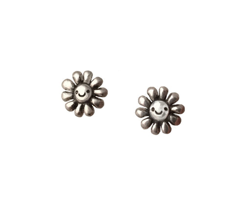 Happy Flower Stud Earrings - Anomaly Jewelry