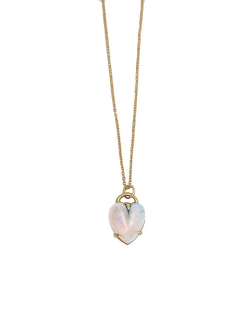 Heart Necklace Opal - Anomaly Jewelry