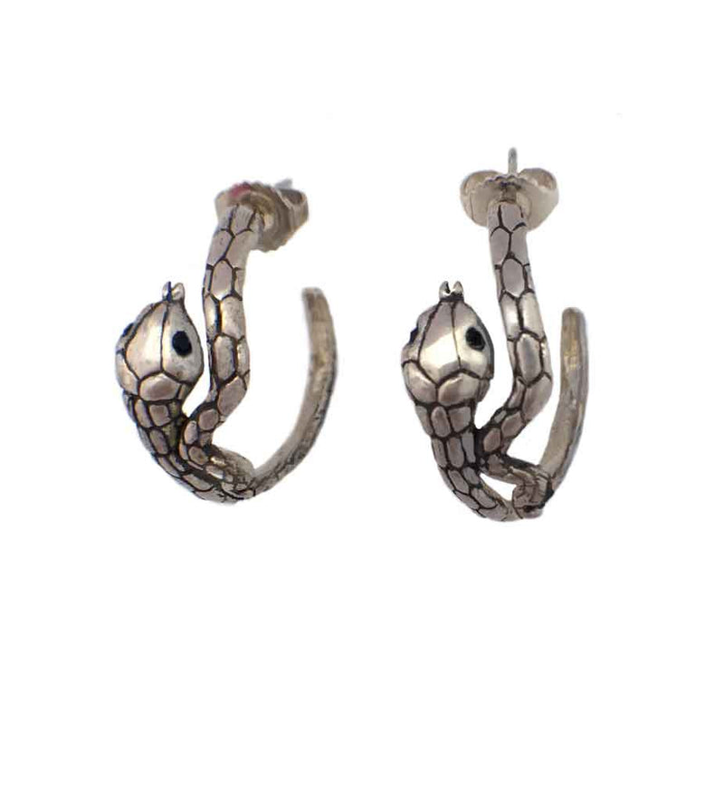 Snake Hoop Earrings Small - Anomaly Jewelry