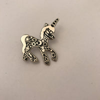 Tattooed Unicorn Pin *ON SALE* - Anomaly Jewelry