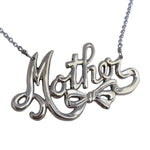 Mother in Script Necklace - Anomaly Jewelry