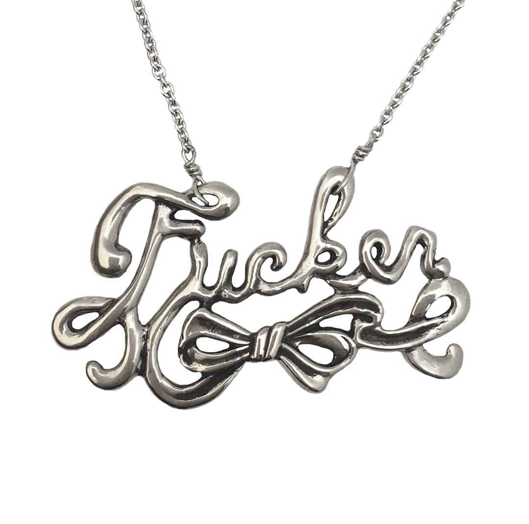 Fucker Script Necklace – Anomaly