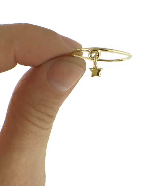 Star Dangle Ring - Anomaly Jewelry