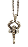 scorpion girl baby doll necklace charm