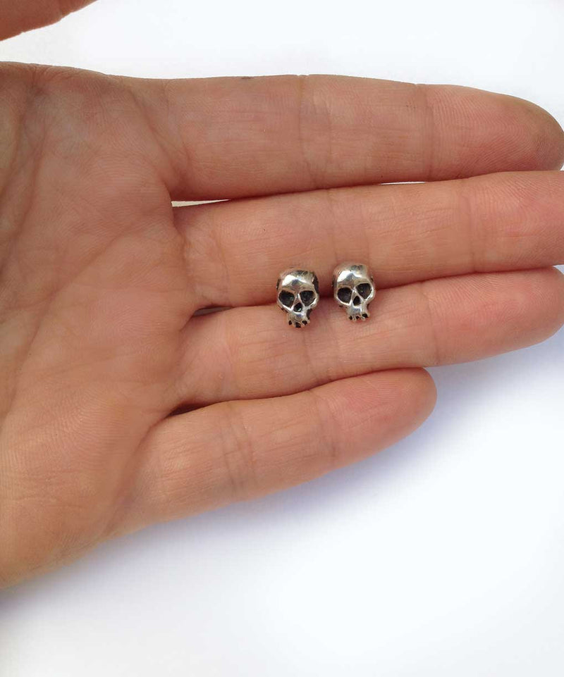 Skull Stud Earrings - Anomaly Jewelry