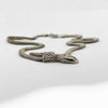 Snake Chain Necklace in silver- Ready to Ship