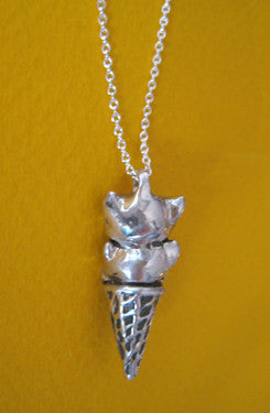 Two Scoops of Cat Necklace - Anomaly Jewelry