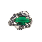 Two Snakes Ring Emerald - Anomaly Jewelry