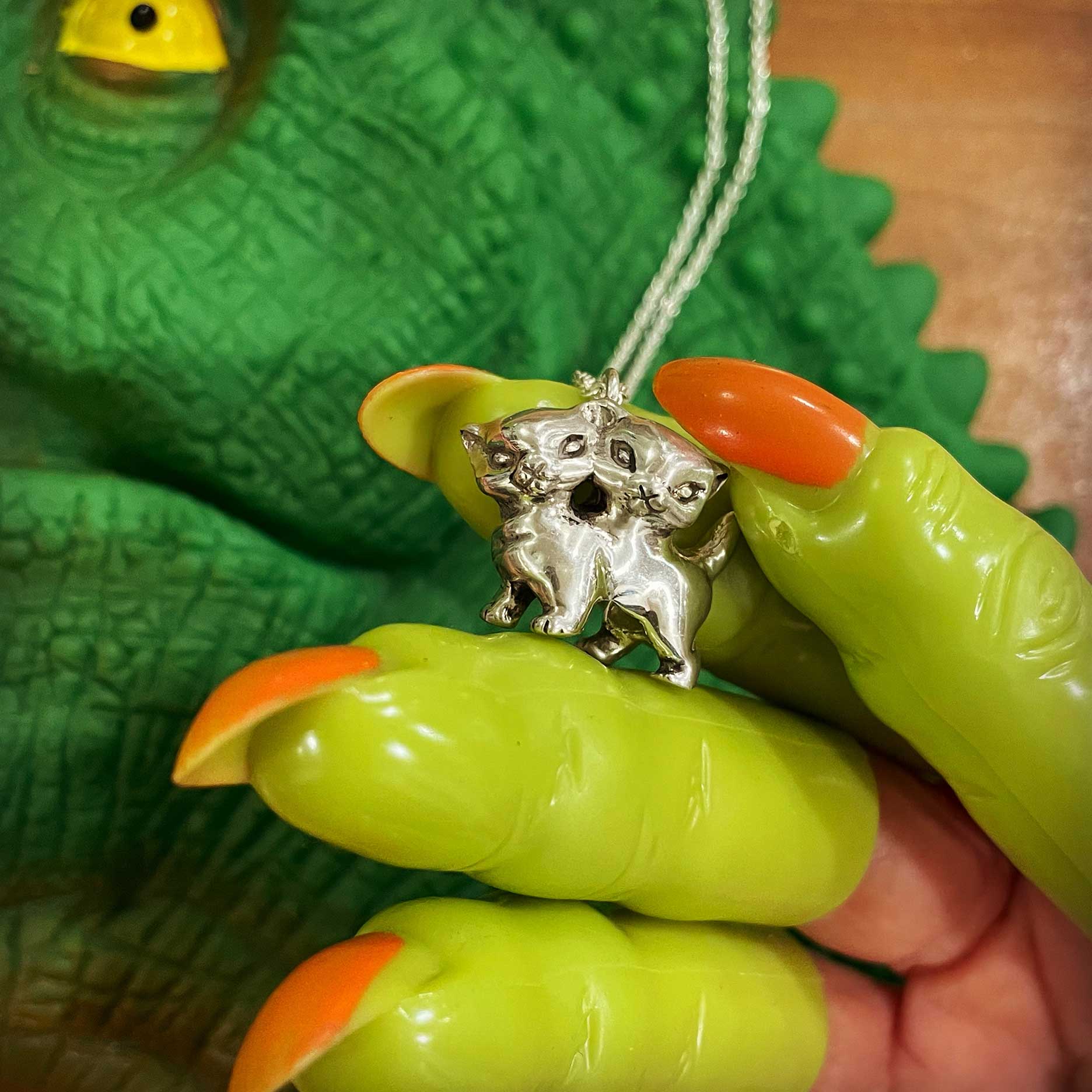 Two Headed Cat Necklace – Anomaly