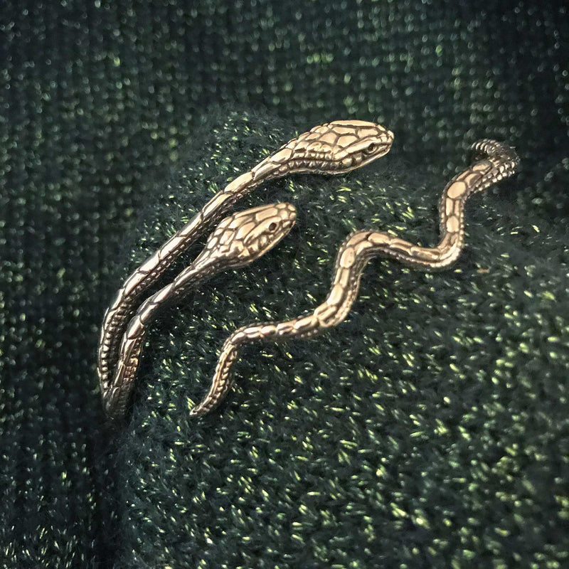 Two Headed Snake Bracelet - Anomaly Jewelry