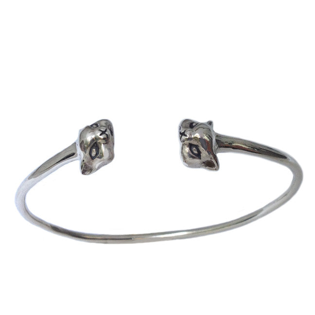 Cat Bracelet dainty bangle stackable - Anomaly Jewelry