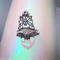 Skull Crown Ring - Anomaly Jewelry