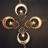 Crescent & Stars Dangle Earrings - Anomaly Jewelry