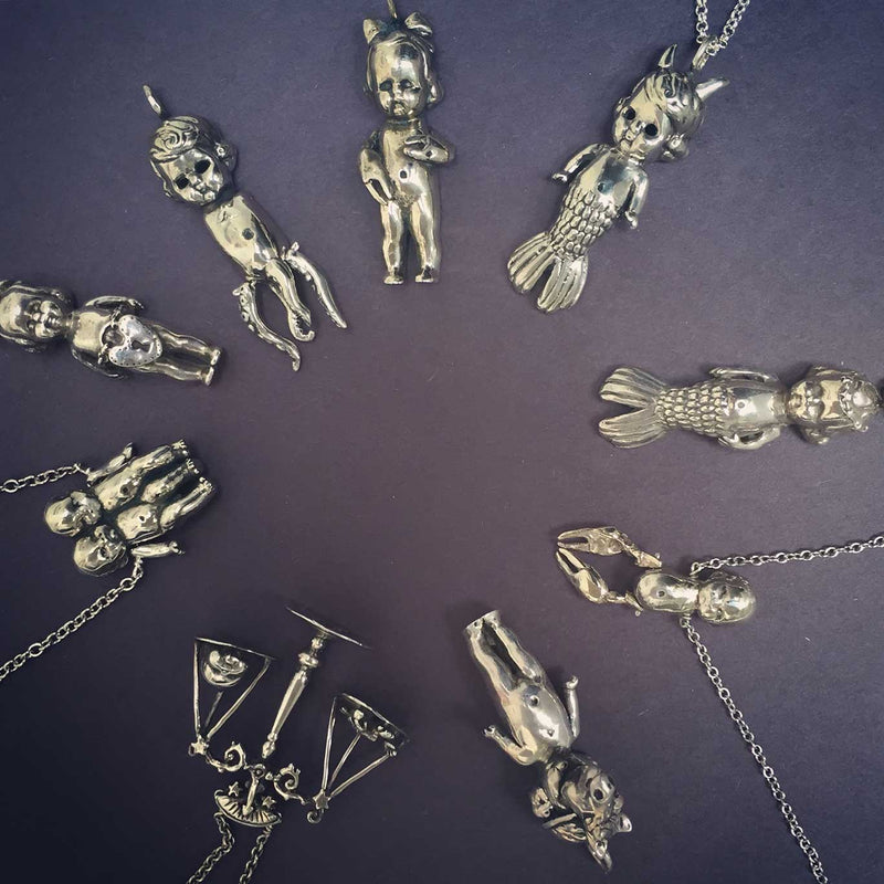 Zodiac Kids Scorpio Necklace- Ready to Ship - Anomaly Jewelry