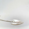 Heart Necklace in Mother of Pearl Large silver- Ready to Ship